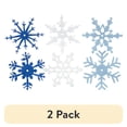 thumbnail image 1 of (2 pack) Large Felt Snowflakes 2" 24/Pkg-Winter, 1 of 3