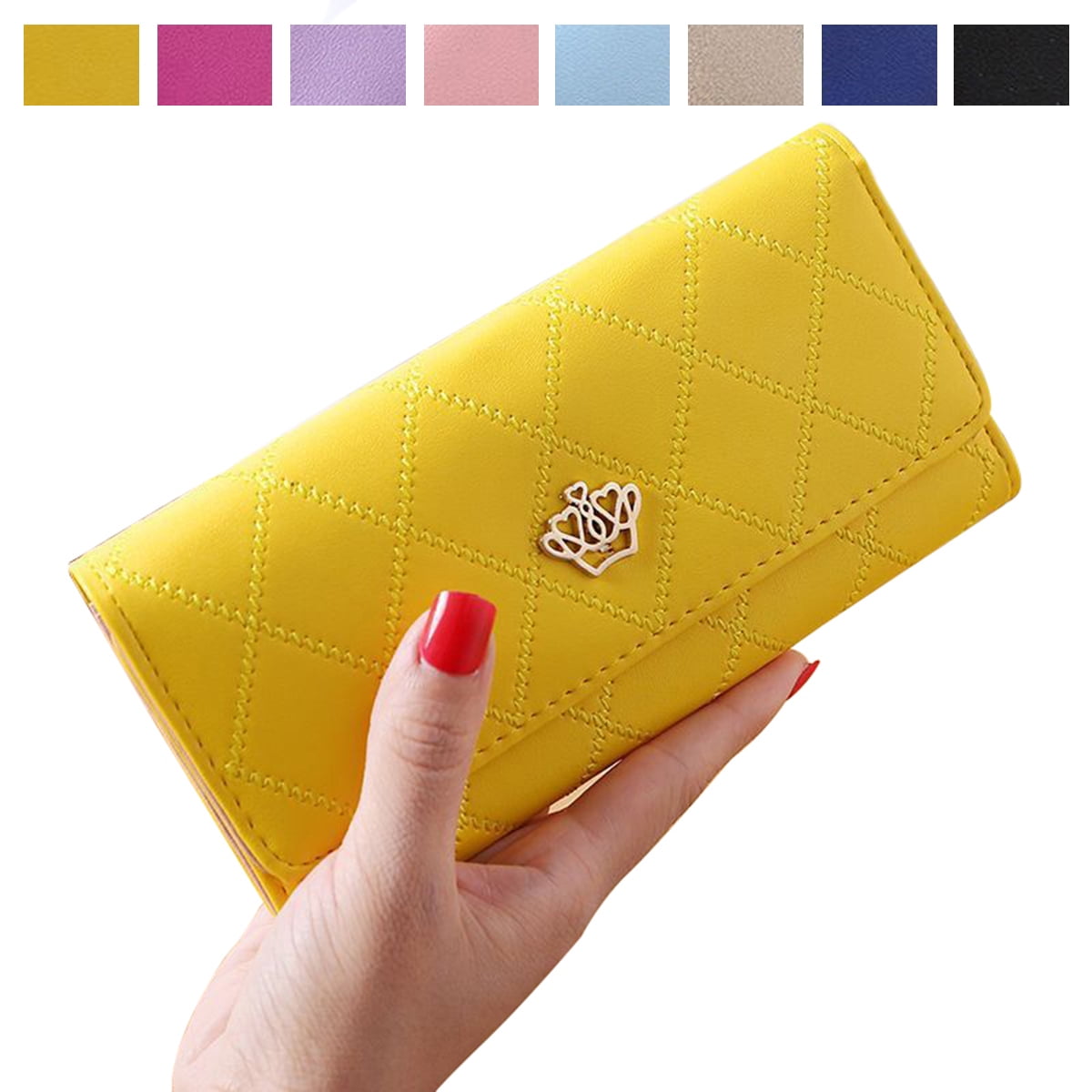 Large Female Wallet, Travel Organizer for Women, Vintage Money and Card