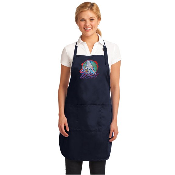 Large Field Hockey Apron Chef Style Large Size US Field Hockey Aprons with Adjustable Neck & Pockets