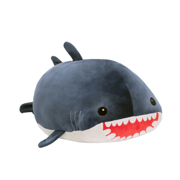 Large Fiesta Toys Lil Huggy Navy Blue Stan Shark Plush Toy 14.5" Plush.
