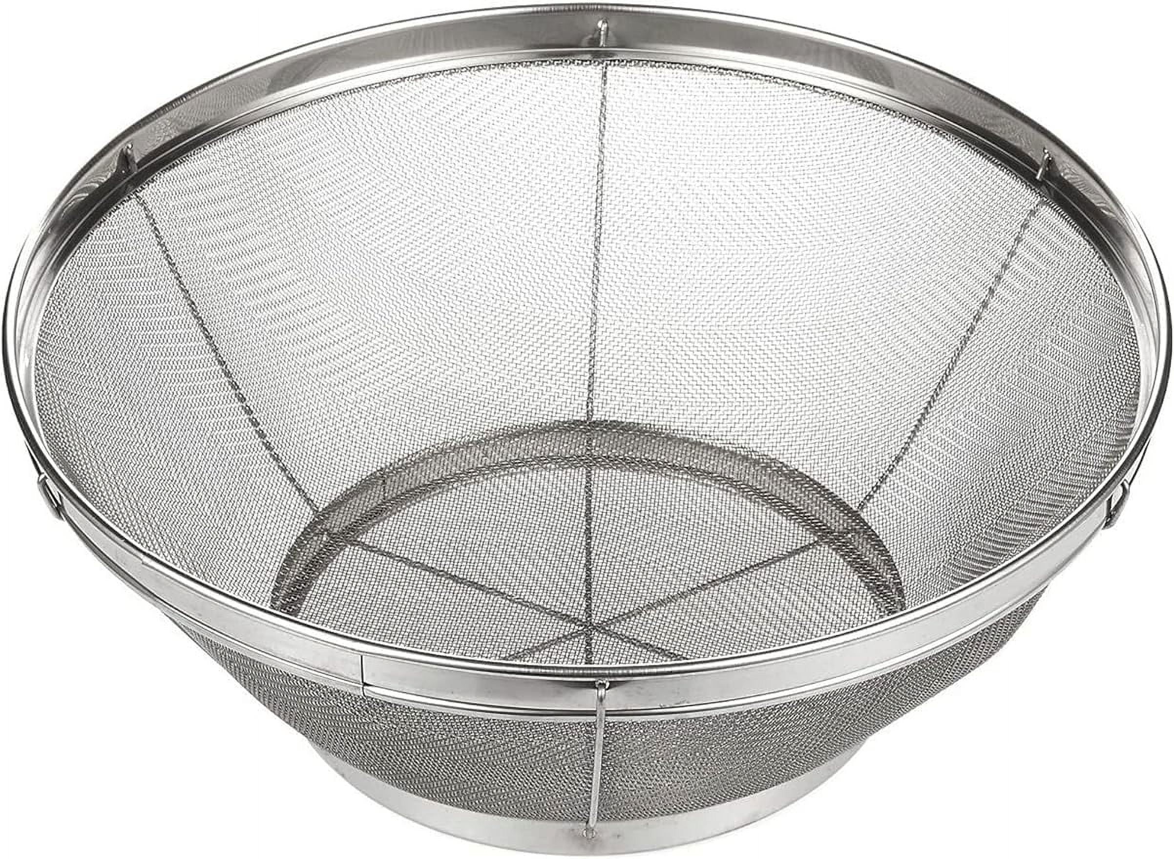 Large Stainless Steel Fine Mesh Colander for Kitchen