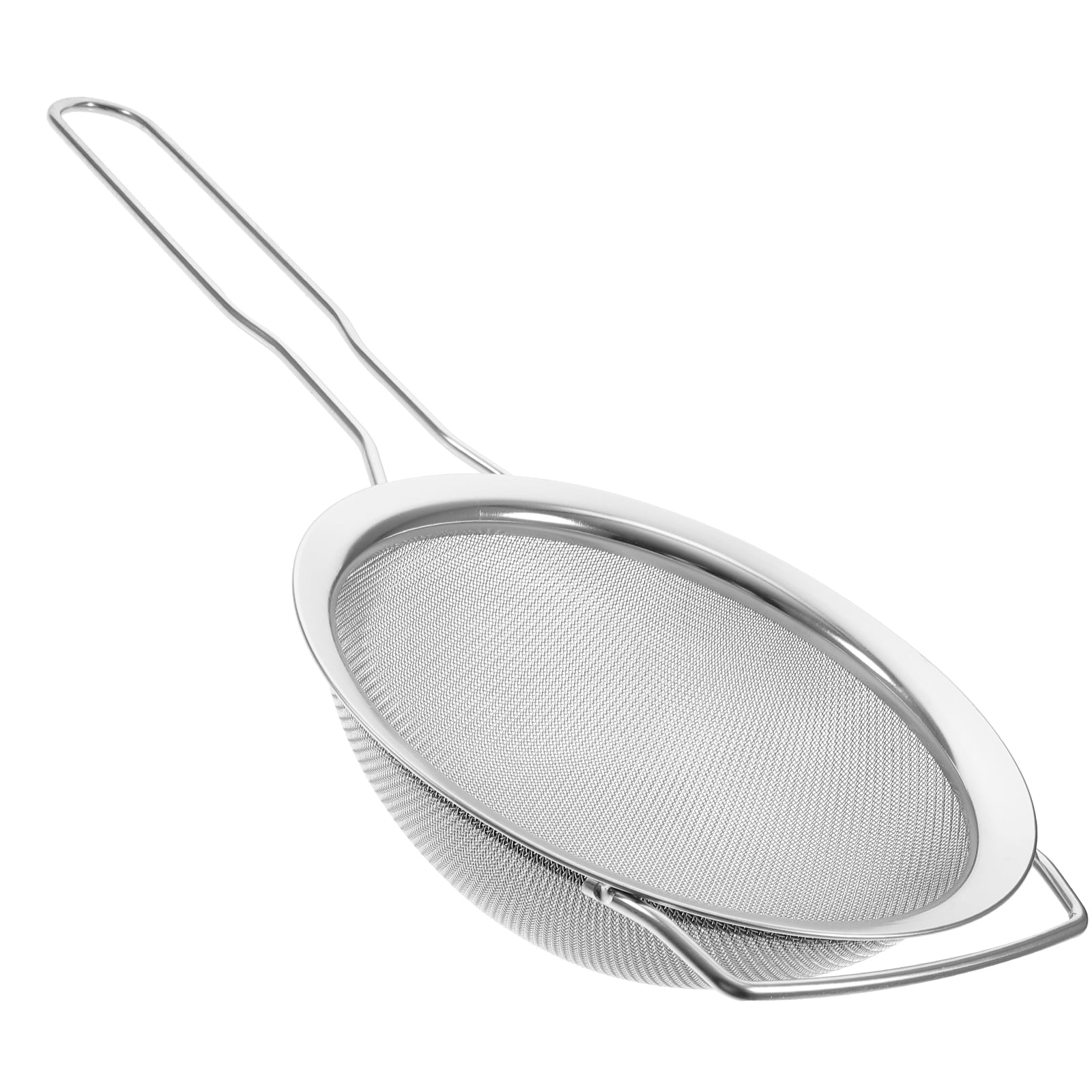 FONDOTIN Stainless Steel Kitchen Strainer with Storage Container, Mesh ...
