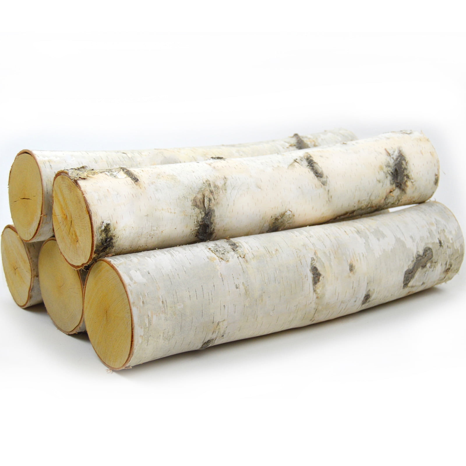 Large Fireplace White Birch Logs (5 logs) 18in long x 35in diameter