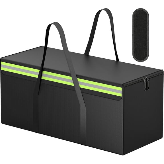 Large Fireproof Document Bags 24x12x12 Waterproof Storage Bag & Fireproof Folder Safe Box for Cash, Photo Albums, Valuables, Extra Large Fireproof Storage Bag with Silicone Coating & Zipper Closure