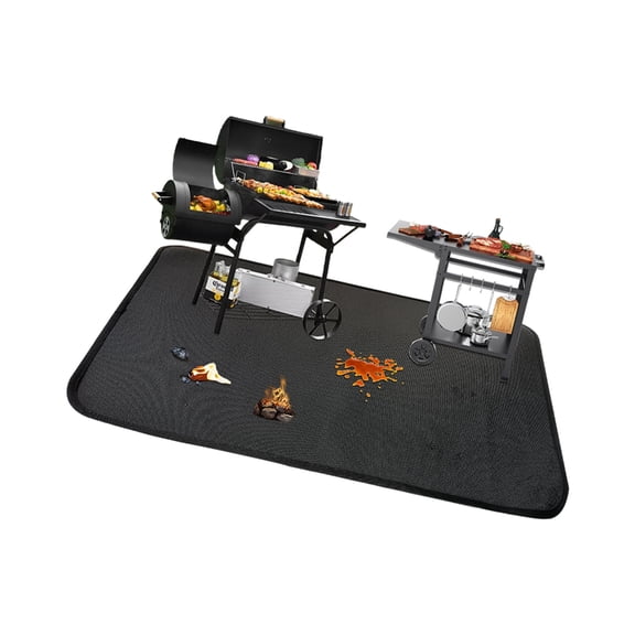 Large Fireproof Pad Outdoor Cooking Mat For Grill Fire Pit Water Resistant