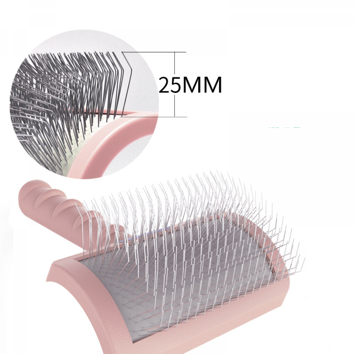 Large Firm Slicker Brush for Dogs Extra Long Pin Slicker Brush for