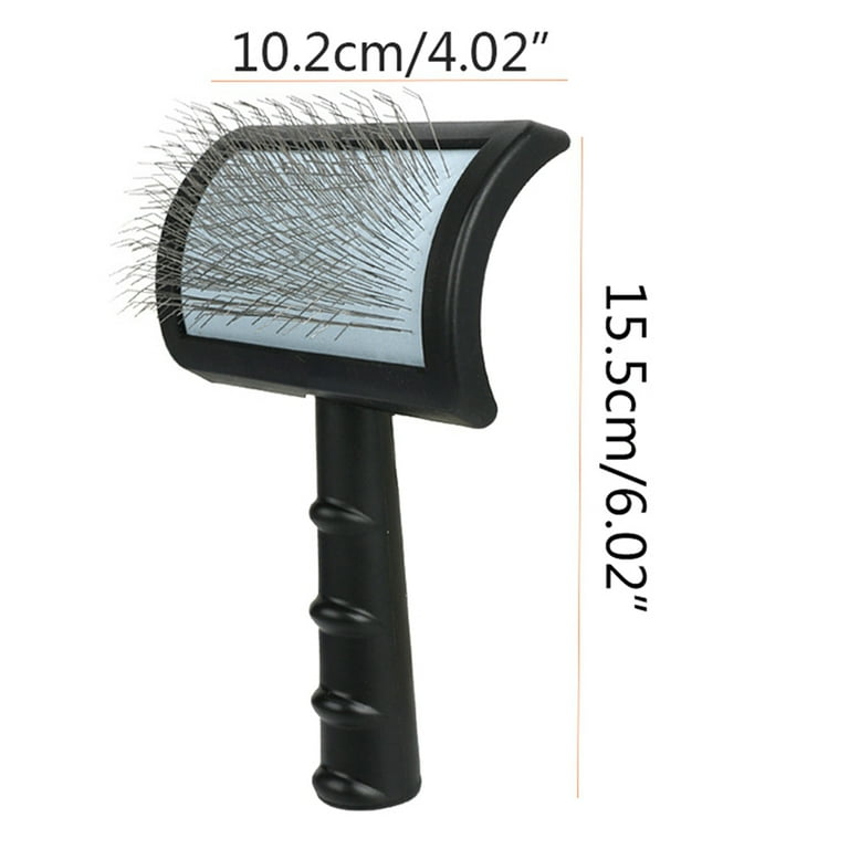 Large slicker shop brush