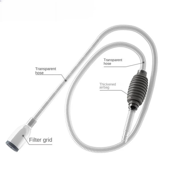 Large Fish Tank Aquarium Siphon Vacuum Gravel/Sand Washing and Water Change Cleaning Tool Kit with Extension Tube fish tank