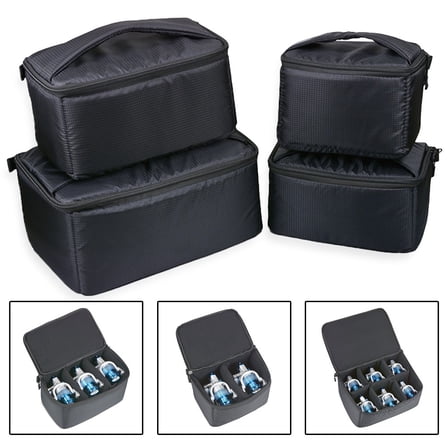 Large Fishing Reel Protective Storage Bag Reel Carrying Case Fishing Tackle Bag Fangkenuo