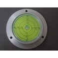 thumbnail image 1 of Very Large Flanged Metal Circular Angle Spirit Bubble Degree Level (Green Liquid) 80mm Diameter with Degree Marking - Surface Level, Bulls Eye Bullseye Round (CR), 1 of 5