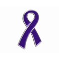 thumbnail image 1 of Large Flat Fibromyalgia Purple Ribbon Pins, 1 of 3