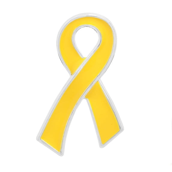 Large Flat Gold Ribbon Pins