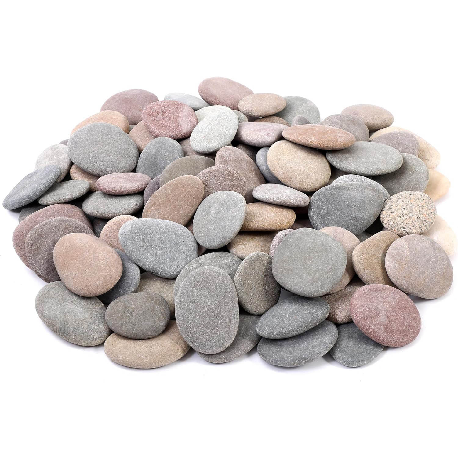Large Flat Rocks for Painting, Smooth River Rocks for Kindness Stones ...