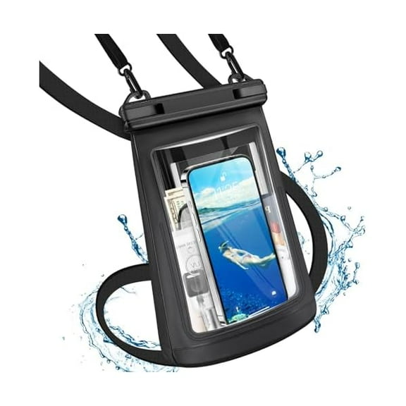 Large Floating Waterproof Phone Pouch, Cell Phone Dry Bag for iPhone 14/13/12/11 Pro Max, Galaxy S22/S21 All Phones, Universal Float Water Proof Bag for Beach Water ParkOversize