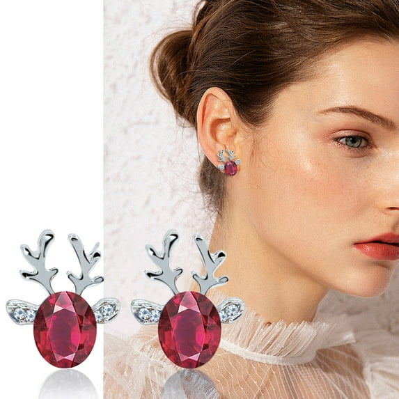 Large Floral Stud Earrings for Women Double Hoop Flower Dangle Earrings Stylish Piercing Jewelry