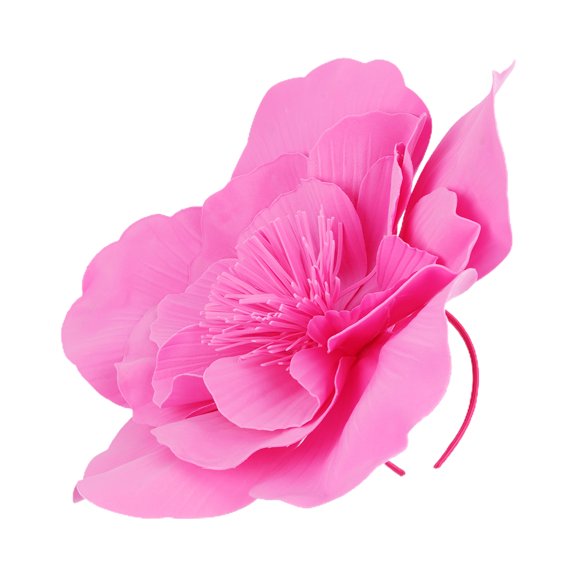 Large Flower Decor Hair Band Headband Fascinator Hat Headdress Bridal Makeup Prom Photography Headgear Hair Accessories