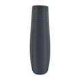 thumbnail image 1 of Large Flower Vase Tall Decorative Urn Gray Floor Pot Elegant Minimalist Design for Hotel Entryway Office Decor, 1 of 9