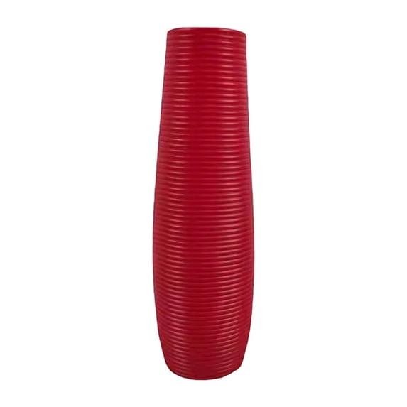 Large Flower Vase Tall Floor Vase Modern Vase with Shatterproof Plastic for Hallway Corner Dining Room Decor