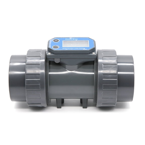 Large Flows Capacity Digital Flowmeter With Clear Display For Swimming Pool Water Treatments Accurate Liquid Measurement