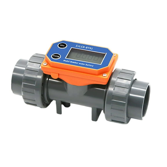 Large Flows Capacity Digital Flowmeter With Clear Display For Swimming Pool Water Treatments Accurate Liquid Measurement