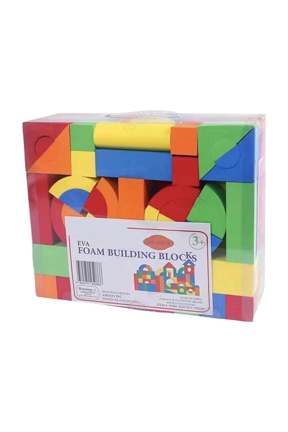 Large Foam Building Blocks Ideal for Toddlers Aged 2 - 4 Years These Soft EVA Stacking Blocks Are Great for Early Learning and Construction Play in Home or Preschool Settings