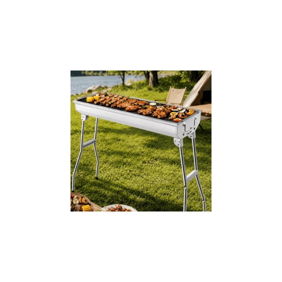 HOWSENTRIP Large Foldable Charcoal BBQ Grill Portable Outdoor Grill for Family Gatherings, Backyard, Patio, Picnic, Camping & Travel