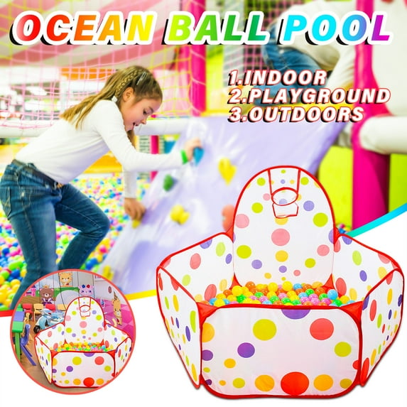 Large Foldable Kids' Playpen with Spacious Play Area – Portable DIY Play Tent for Indoor & Outdoor Use, Safe & Eco-Friendly Ball Pit, Easy to Install, Ideal for Toddlers and Children