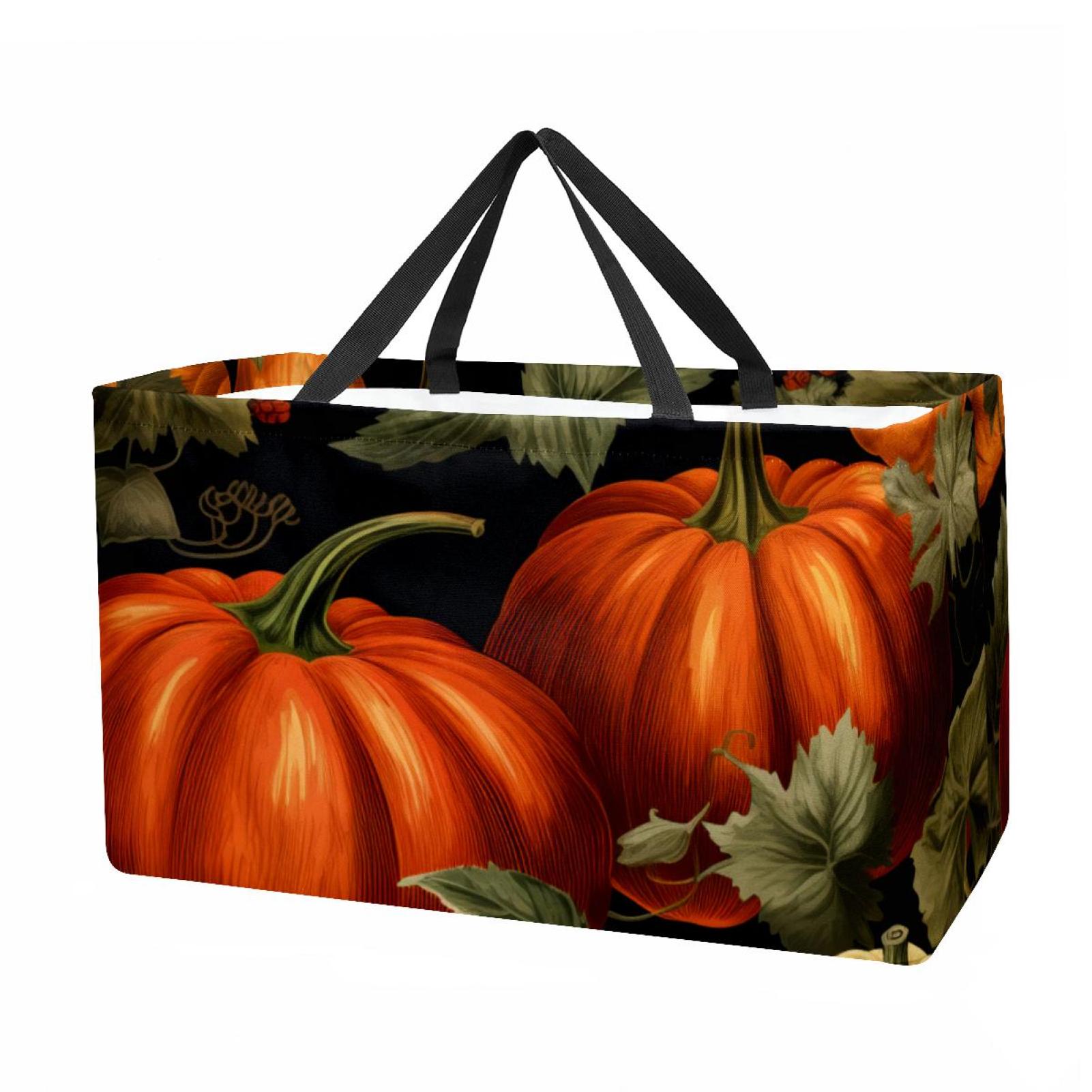 Large Foldable Oxford Cloth Picnic Basket with Storage Bag, Storage Box ...