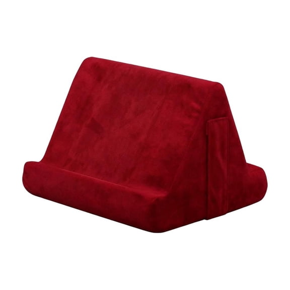Large Foldable Reading Pillow with Stand, Extra Wide Tablet and Laptop Support Cushion, Multi-Position Back Rest for Bed Sofa and Floor Lounging, Home Comfort Essential