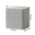 thumbnail image 1 of Large Foldable Storage Box With Lid, Space-Saving Fabric Collapsible Organizer Bin For Under-Bed And Closet Storage 150L, 1 of 2