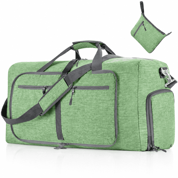 Large Foldable Travel Duffel Bag 65L/85L/115L, Water-Resistant Weekender Bag