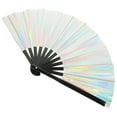 thumbnail image 1 of TABLZONE Multi Color Folding Hand Fan for Parties and Stage Performances, 1 of 6