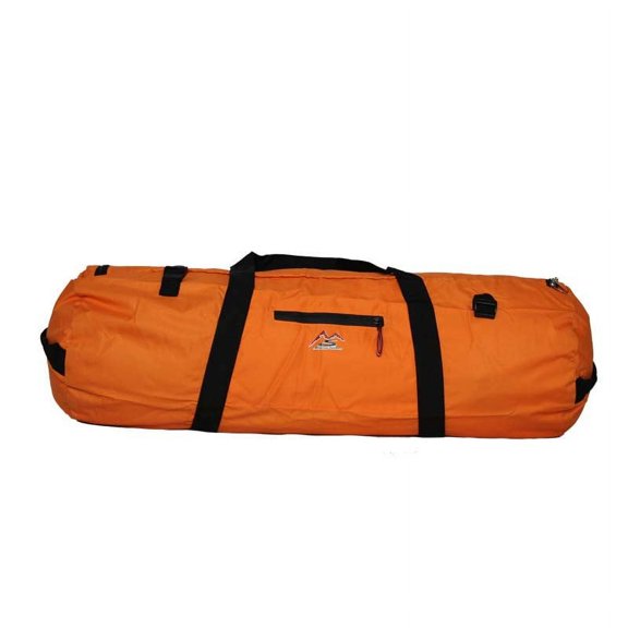 Large Folding Tent Storage Bag with Waterproof Oxford Cloth, Moisture Proof Cushion, Adjustable Buckle Webbing and Double Carry Handles (Orange L)