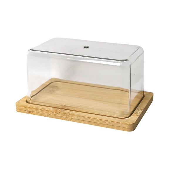 Large Food Preservation Box - Plastic Cheese Container with Freshness Seal for Refrigerator Storage