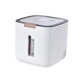 thumbnail image 1 of Large Food Storage Container Rice Barrels Sealed Rice Dispenser Rice Tank Rice Box Kitchen Storage Container PP Material, 1 of 19