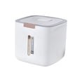 thumbnail image 1 of Large Food Storage Container Rice Barrels Sealed Rice Dispenser Rice Tank Rice Box Kitchen Storage Container PP Material, 1 of 19