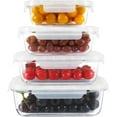 Large Food Storage Containers Airtight Borosilicate Glass Baking