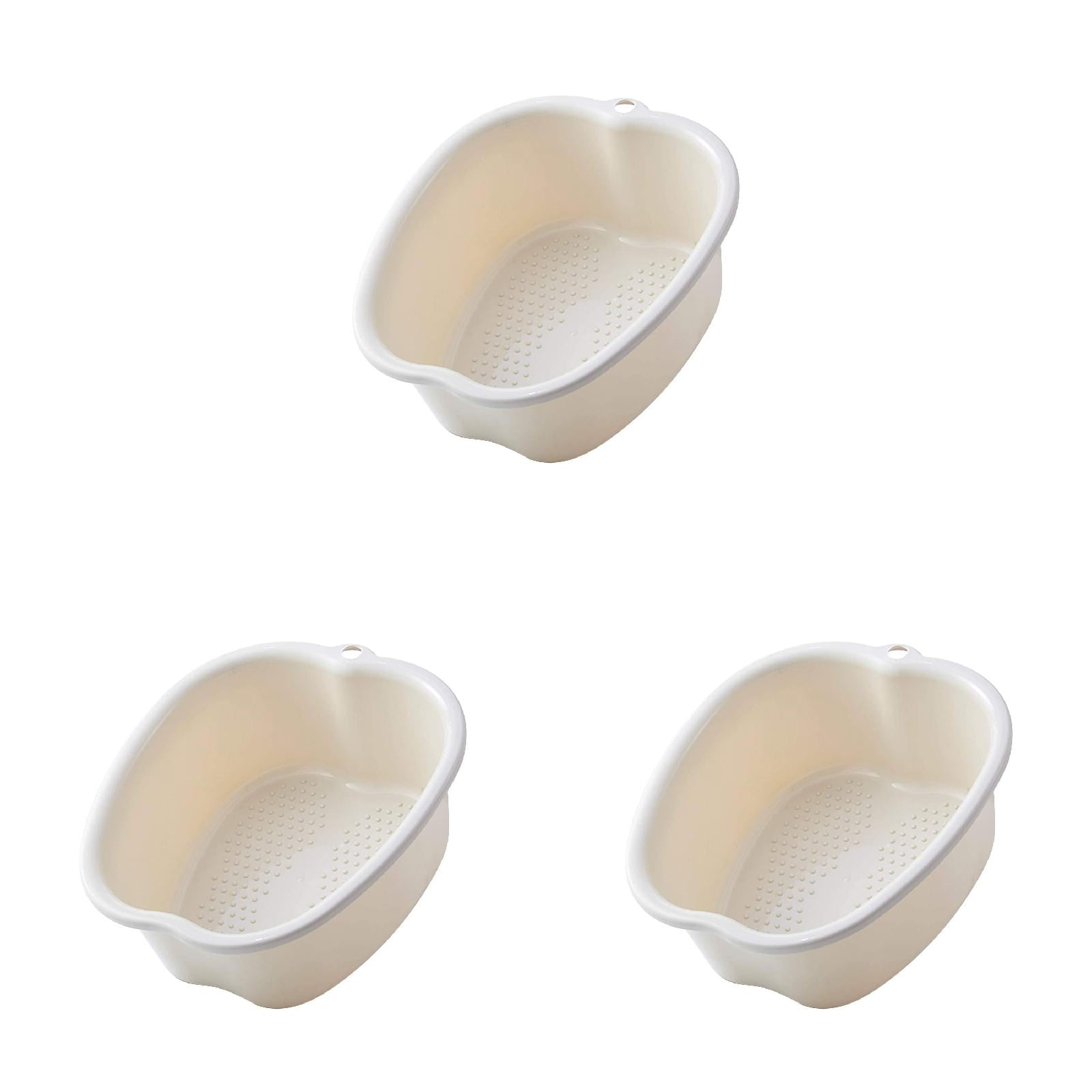 Large Foot Bath Bowl, Thick Solid Foot Basin For Pedicure, And Massage