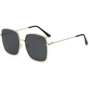 Large Frame Men and Women Polarized Sunglasses Street Shooting Vacation Travel Sunshade Driving Glasses