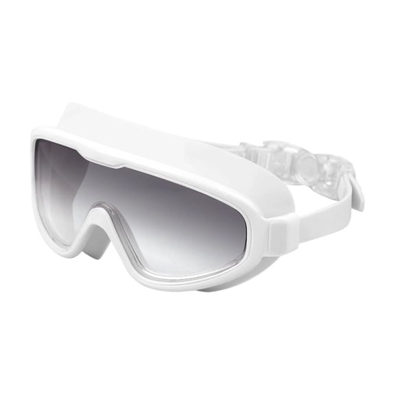 Large Frame Prescription Swimming Goggles For Men Women - 150 To 800 Degrees Transparent Waterproof Unisex Lenses For Pool Training