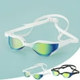 thumbnail image 1 of Large Frame Swim Goggles for Adults - Electroplated Anti-Fog HD Myopia Swimming Goggles with Adjustable Nose Cover, Leak-Proof Seal for Men & Women, Pool & Open Water by PALIFEUR, 1 of 7