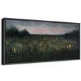 thumbnail image 1 of Large Framed Canvas Print Abstract Modern Wall Art Decorative Ready to Hang Painting for Living room Bedroom - 60"x30" Black Frame, 1 of 9