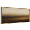 thumbnail image 1 of Large Framed Canvas Wall Art Brown Abstract Landscape Print for Modern Living Room Decoration - 60"x30" Natural Framed, 1 of 7