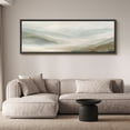 thumbnail image 1 of Large Framed Canvas Wall Art Minimalist Abstract Landscape Print for Living Room Decoration - 60"x20" Black Frame, 1 of 6