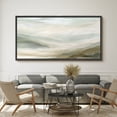 thumbnail image 1 of Large Framed Canvas Wall Art Minimalist Abstract Landscape Print for Living Room Decoration - 60"x30" Black Frame, 1 of 7