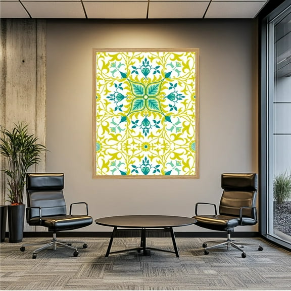 Large Framed Corporate Office Decor Wall Art Canvas 40x60 Inch - William Morris