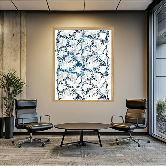 Large Framed Corporate Office Decor Wall Art Canvas 40x60 Inch - William Morris