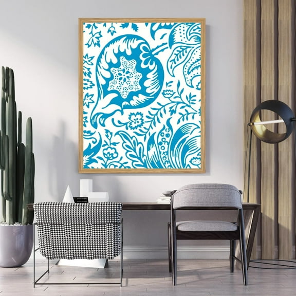 Large Framed Corporate Office Decor Wall Art Canvas 40x60 Inch - William Morris