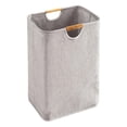 thumbnail image 1 of Large Freestanding Laundry Hamper with Handles, Foldable Waterproof Fabric Laundry Basket for Bathroom, Bedroom & Dorm Use(Dark Gray,Small), 1 of 4