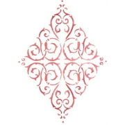 Large French Diamond Medallion Wall Stencil SKU #3474 by Designer Stencils